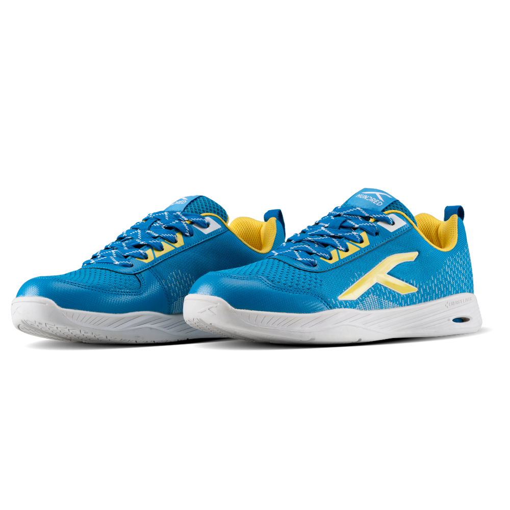 HUNDRED Court Flyer Badminton Shoes | Lightweight Club-Level Shoes with Energy Layer Cushioning & Active Grip Outsole - Best Price online Prokicksports.com