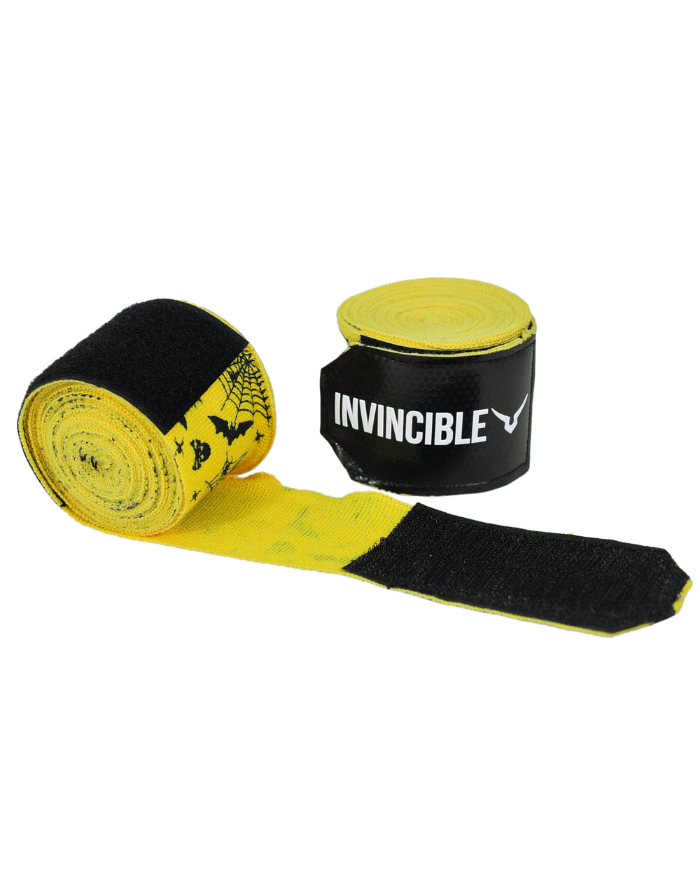Invincible Printed Hand Wraps – Slightly Elastic Form-Fitting Boxing & Combat Wraps with Quick-Dry Moisture Wicking