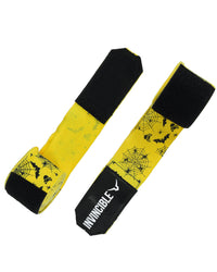 Invincible Printed Hand Wraps – Slightly Elastic Form-Fitting Boxing & Combat Wraps with Quick-Dry Moisture Wicking