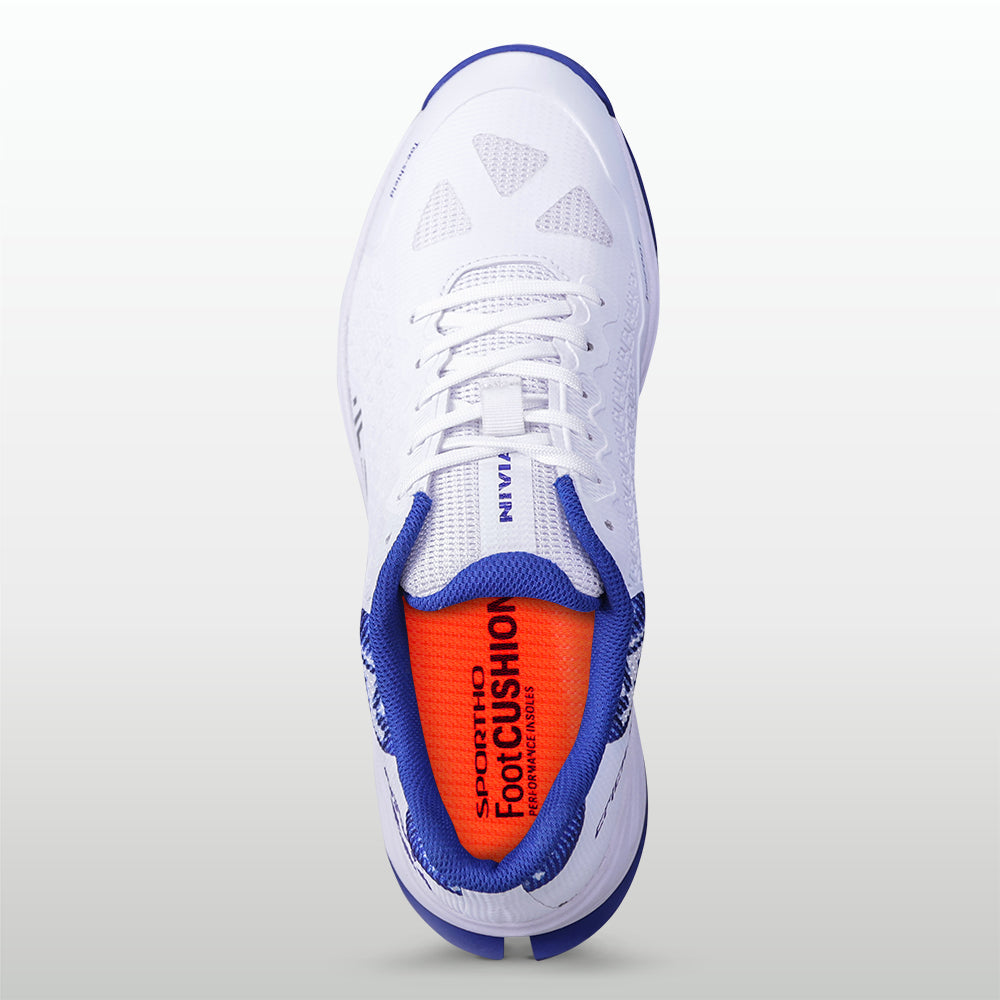 NIVIA CRICK-1000 2.0 Cricket Shoes Rubber | Breathable Cricket Shoes with TPU Fusion Upper, PU Cushioning & High-Traction Rubber Sole - Best Price online Prokicksports.com