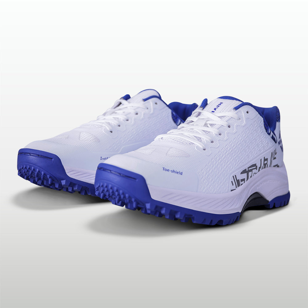 NIVIA CRICK-1000 2.0 Cricket Shoes Rubber | Breathable Cricket Shoes with TPU Fusion Upper, PU Cushioning & High-Traction Rubber Sole - Best Price online Prokicksports.com