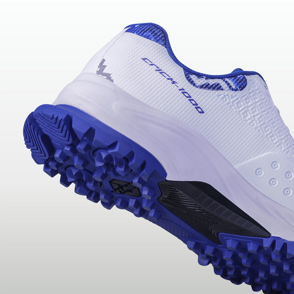 NIVIA CRICK-1000 2.0 Cricket Shoes Rubber | Breathable Cricket Shoes with TPU Fusion Upper, PU Cushioning & High-Traction Rubber Sole