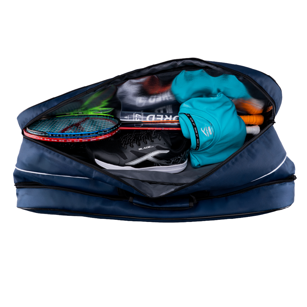 Hundred CosmoGear Max Badminton Kit Bag | Premium Thermal Racquet Bag with Scratch-Resistant Exterior & Spacious Storage