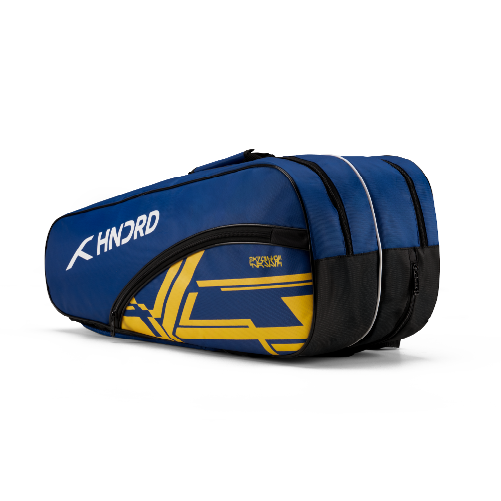 Hundred CosmoGear Max Badminton Kit Bag | Premium Thermal Racquet Bag with Scratch-Resistant Exterior & Spacious Storage - Best Price online Prokicksports.com