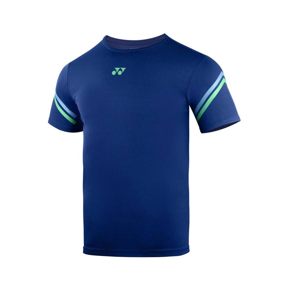 Yonex 2812 Easy3 Men’s Round Neck T‑Shirt – Tru‑Dry Quick‑Dry Polyester Bird‑Eye Mesh 130 GSM Lightweight Breathable Tee in Assorted Colors - Best Price online Prokicksports.com