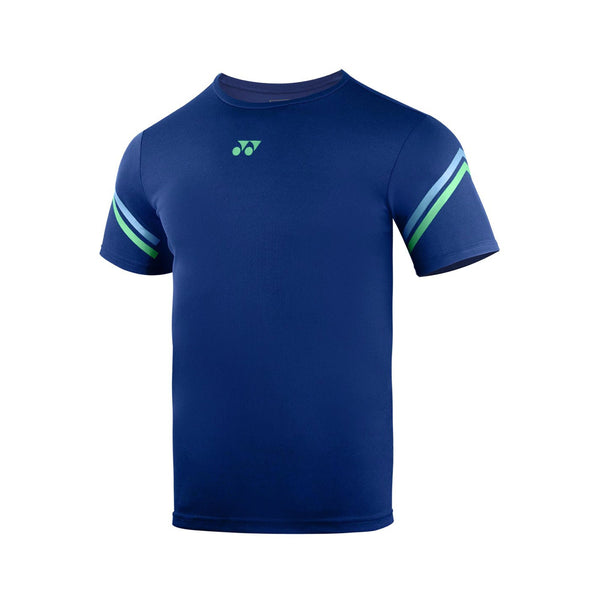 Yonex 2812 Easy3 Men’s Round Neck T‑Shirt – Tru‑Dry Quick‑Dry Polyester Bird‑Eye Mesh 130 GSM Lightweight Breathable Tee in Assorted Colors