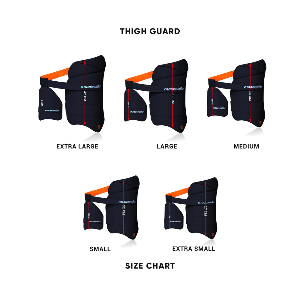 Moonwalkr Right Hand Combo Thigh Guard 2.0 - Blue - Best Price online Prokicksports.com