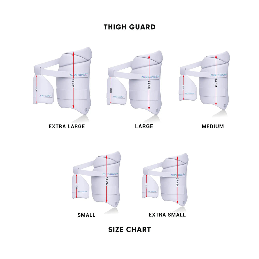 Moonwalkr Right Hand Combo Thigh Guard 2.0 - White - Best Price online Prokicksports.com