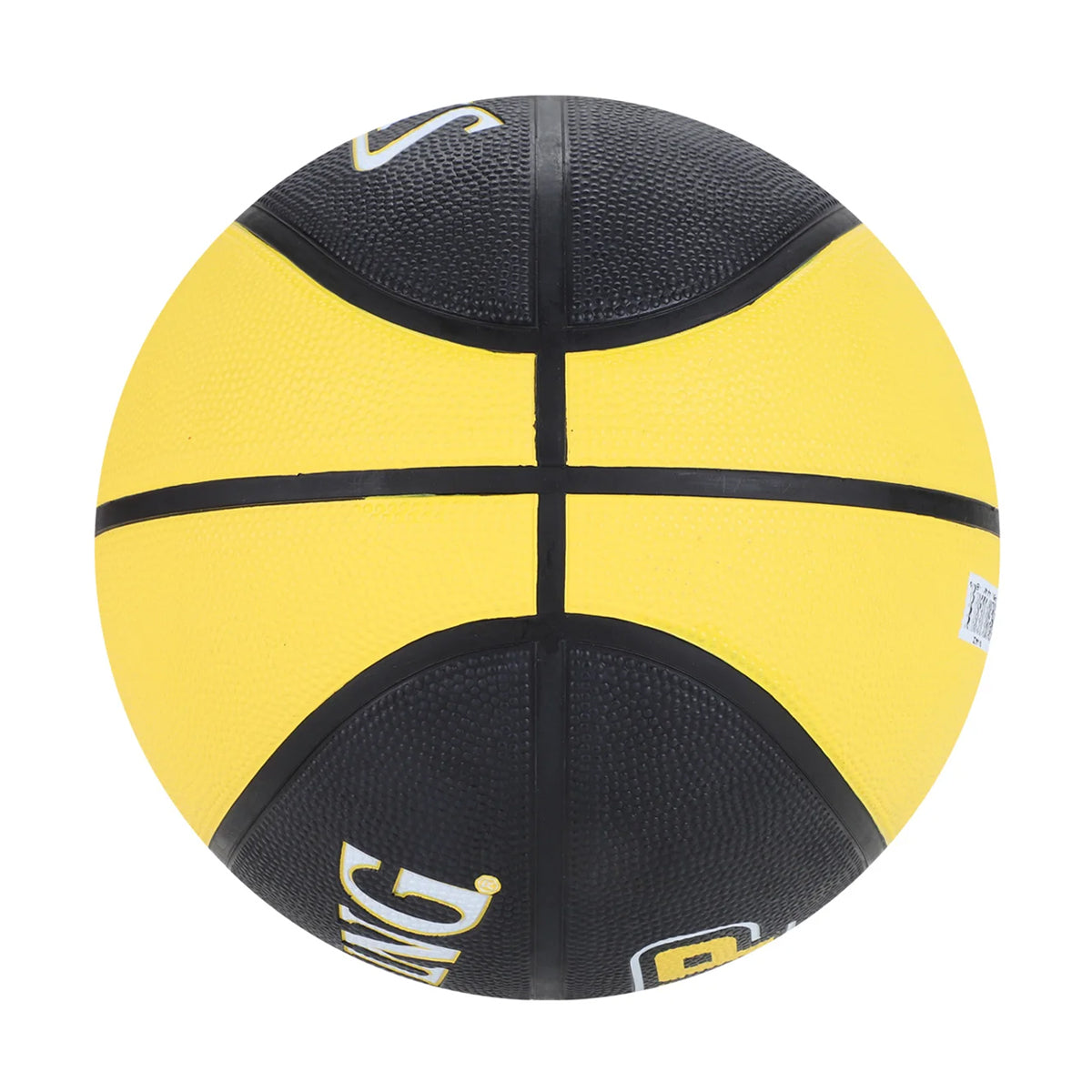 Spalding MVP Rubber Basketball, Size 7 (Yellow/Black) - Best Price online Prokicksports.com