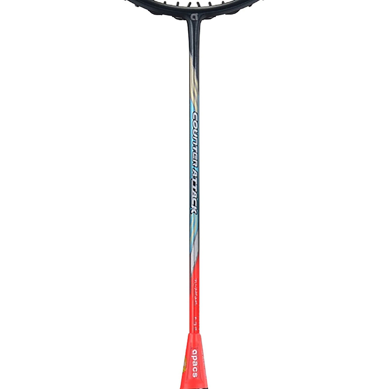 Apacs Counter Attack Badminton Unstrung Racket – Ultra-Lightweight 7U Graphite Racket with Matte Finish, Fast Swing Speed & Control for Intermediate Players - Best Price online Prokicksports.com