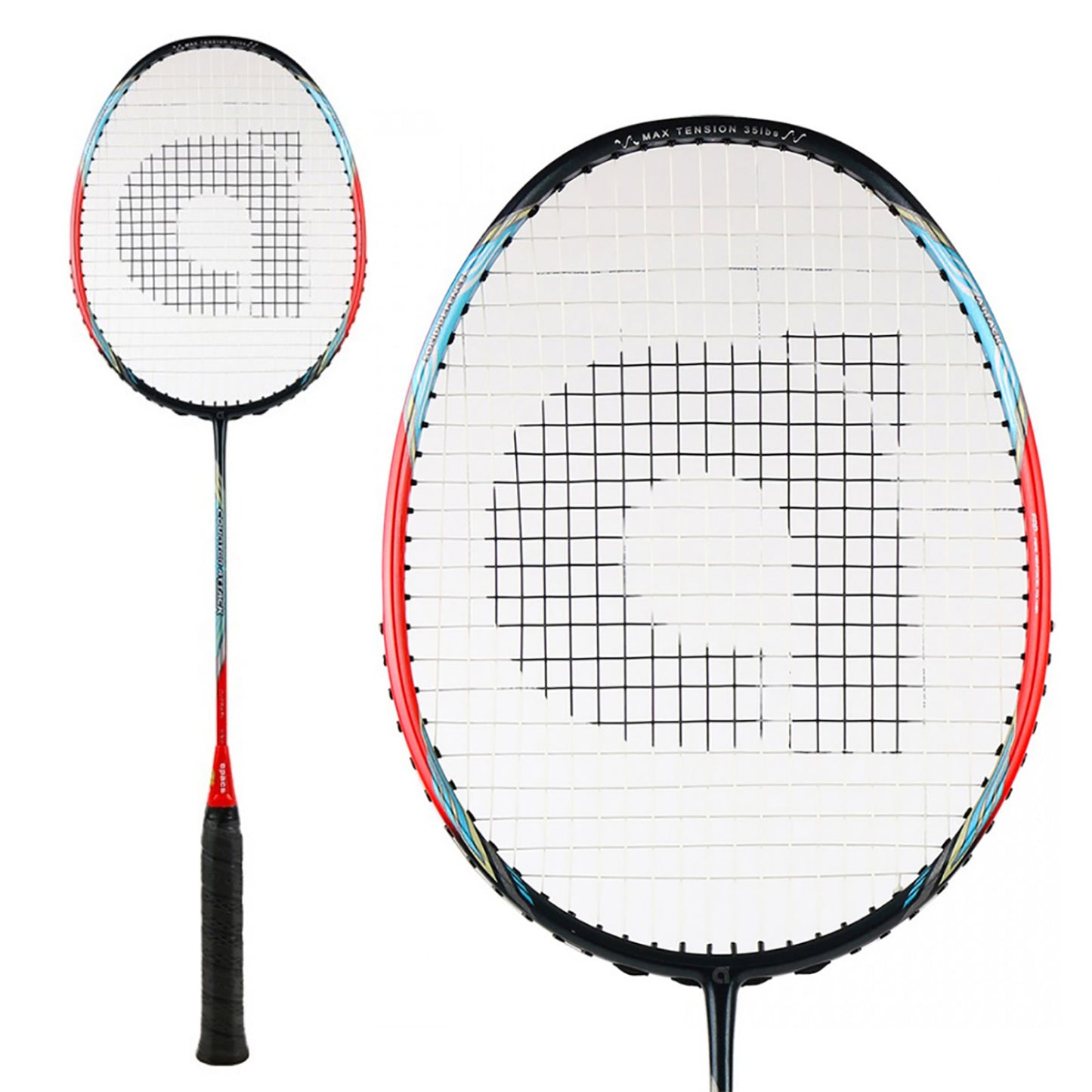 Apacs Counter Attack Badminton Unstrung Racket – Ultra-Lightweight 7U Graphite Racket with Matte Finish, Fast Swing Speed & Control for Intermediate Players - Best Price online Prokicksports.com