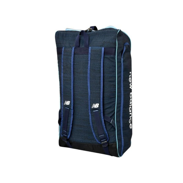 New Balance 6i Cricket Kit Backpack| Water-Resistant Base | Separate Shoe Compartment | Padded Laptop Sleeve | Black/White