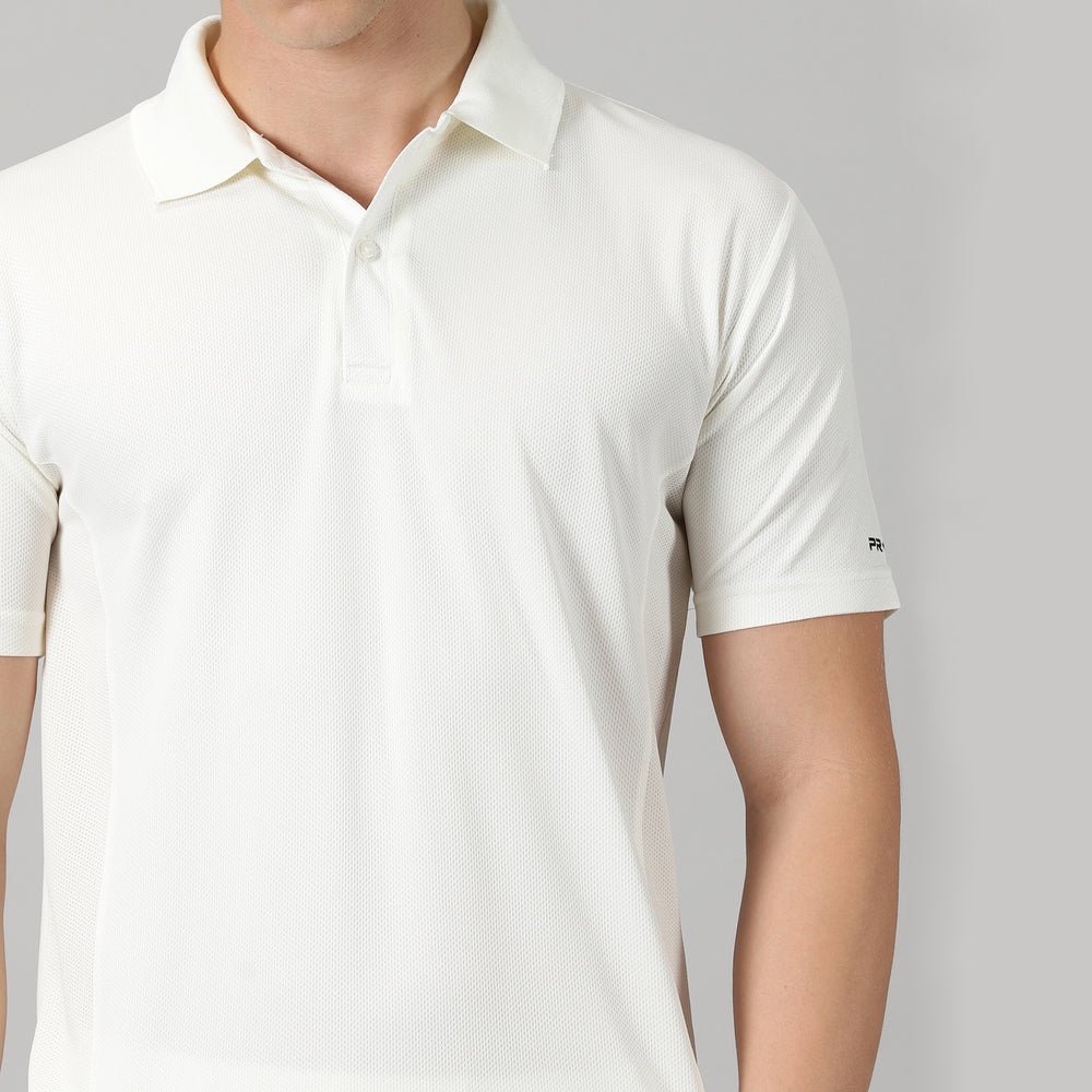 Prokick Elite Half Sleeves Cricket Jersey Set, T-Shirt with Trouser (Off White) - Best Price online Prokicksports.com
