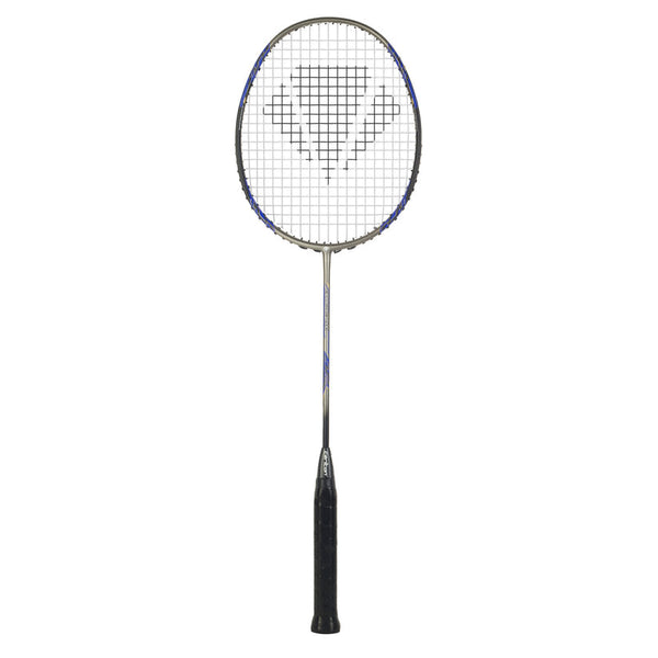 Carlton Carbotec 2100 High Flex Strung Badminton Racquet – Grey | Lightweight Graphite Frame | Power & Control for Intermediate Players