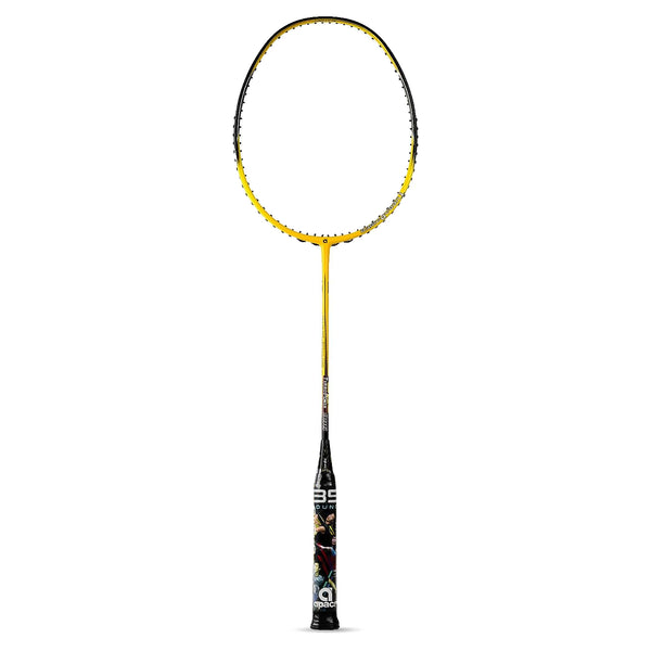 Apacs Turbo Power 996 Unstrung Badminton Racquet with Cover, Yellow/Black (4U-G2)