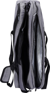 Yonex League 2-Way Tournament Badminton Kit Bag - Grey | 43L | Shoe Compartment
