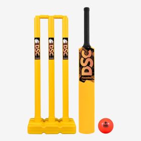 DSC Phoenix Plastic Cricket Set | Bat, Stumps, Bails & Ball | Ideal for Tennis Ball & Gully Cricket