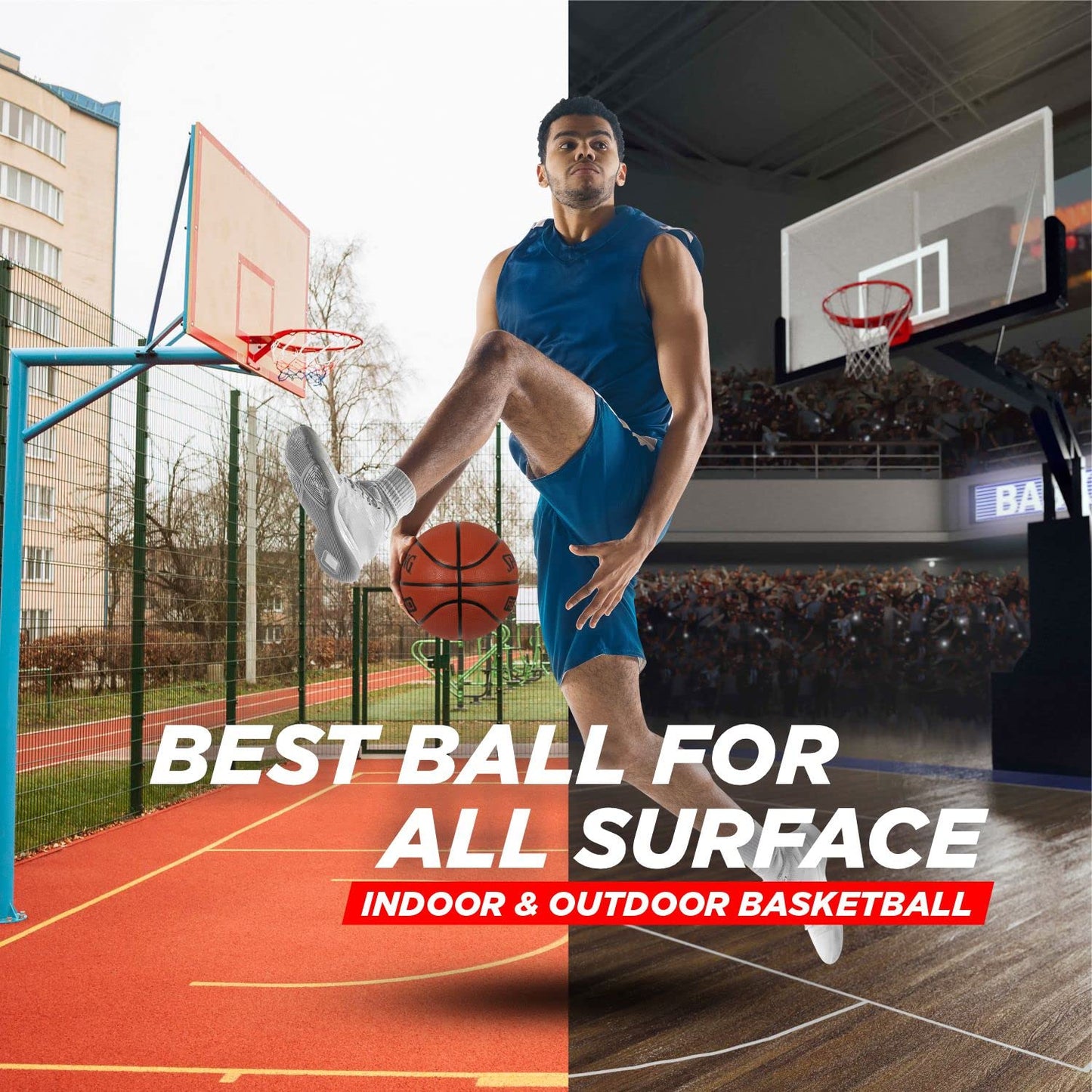 Spalding NBA Rebound Basketball, Brick - Best Price online Prokicksports.com