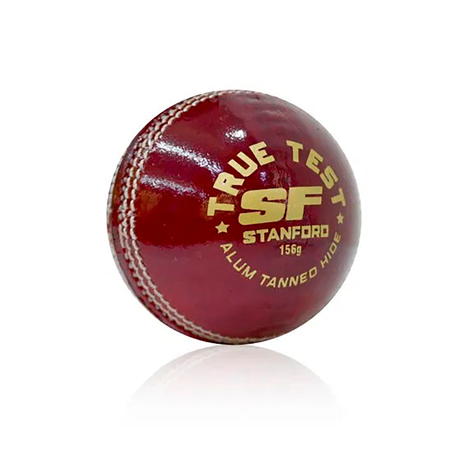 SF True Test Leather Cricket Ball – 1 Ball for Professional and Club Matches, Durable, Seam-stitched, Long-lasting Match Ball - Best Price online Prokicksports.com