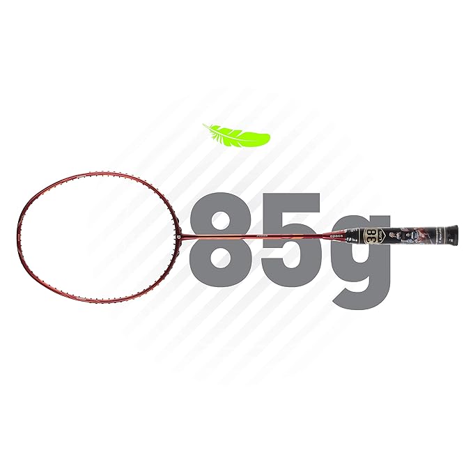 Apacs Dual Power Speed Badminton Racquet – Unstrung, Lightweight Graphite Frame, High Tension Support, Power & Speed Balance, With Cover Included - Best Price online Prokicksports.com