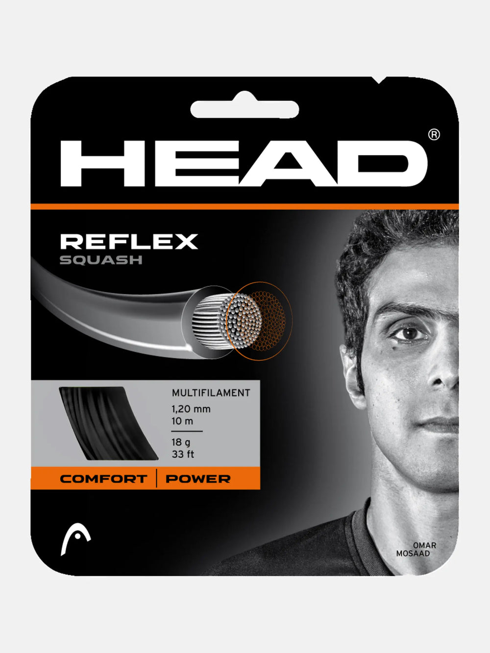 HEAD Reflex Squash String Black - image 2