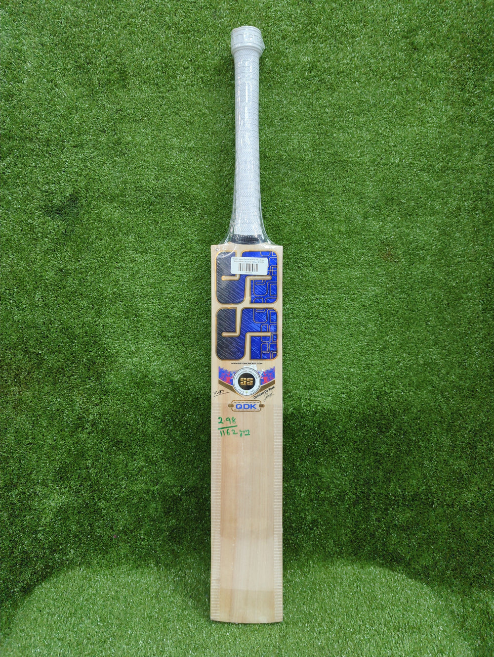 SS Quinton De Kock Kashmir Willow Cricket Bat - SH | Players Signature Bat, Short Handle