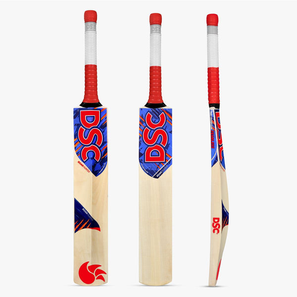DSC Roar Hunter Kashmir Willow Cricket Bat | Lightweight Kashmir Willow Bat with Hex Grip & Crossweave Edge Protection