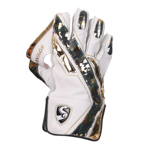 SG Savage Leather Wicket Keeping Gloves
