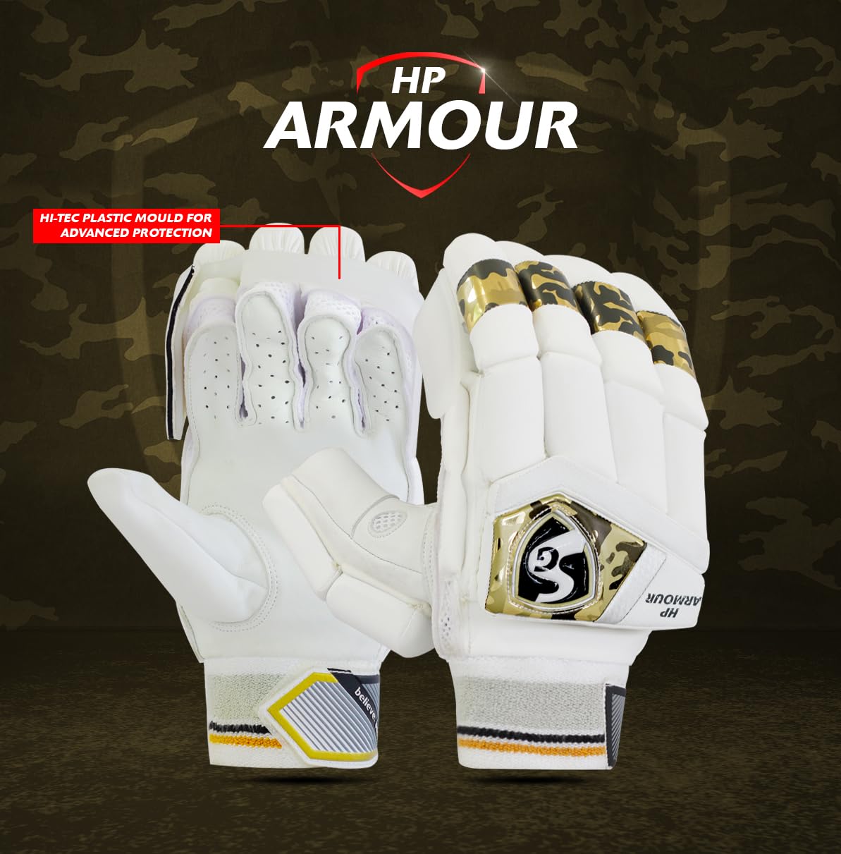 SG HP Armour RH Batting Gloves - Best Price online Prokicksports.com