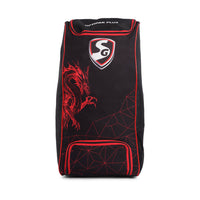 SG Dragon Optipak Plus Wheelie Cricket Kitbag- Large Black/Red | Spacious & Durable with Smooth Wheels for Easy Transport - Best Price online Prokicksports.com
