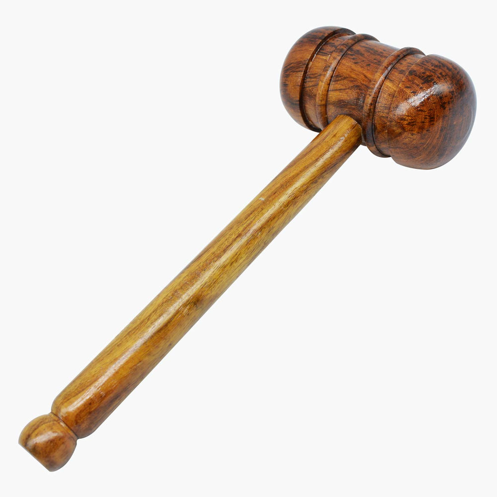 DSC Cricket Bat Mallet | Shesham & Mulberry Wood, Two Seamless Heads for Bat Knocking