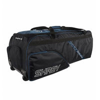 Shrey 1782 Star Wheelie Cricket Kitbag - Black/Navy - Best Price online Prokicksports.com
