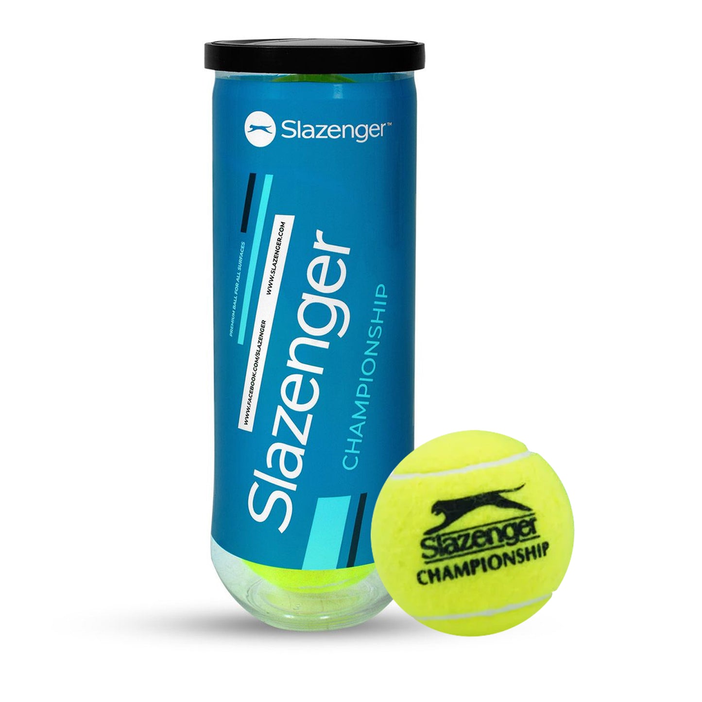 Slazenger Championship All Surface Tennis Balls Can (1 Can) - Best Price online Prokicksports.com
