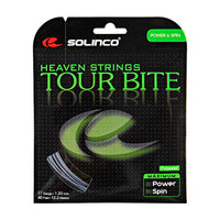 Solinco Tour Bite 17 Gauge Tennis String – 12M (1.20MM) Grey | High Spin, Control & Power Polyester String for Advanced Players | Model 1920001 - Best Price online Prokicksports.com