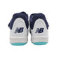 New Balance CK4040J5 Metal Spike Cricket Shoes, White/Cyber Jade - Best Price online Prokicksports.com