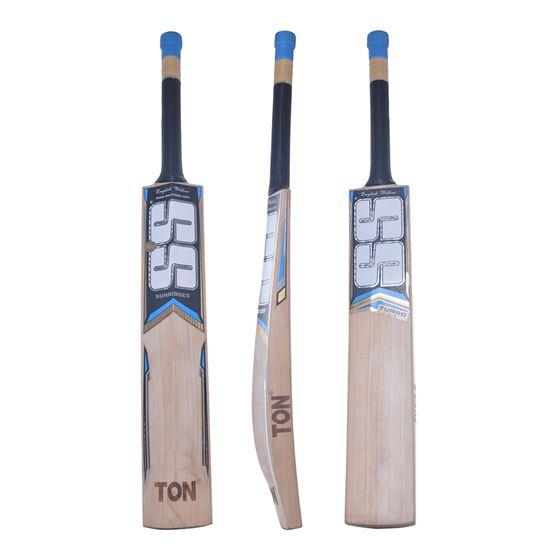 SS Turbo English Willow Cricket Bat - SH | Air-Dried Willow, Massive Edges & Mid-Low Sweet Spot
