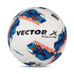 Vector X Stealth Pro Thermo Bonded Football, White/Blue/Orange - Size 5 - Best Price online Prokicksports.com