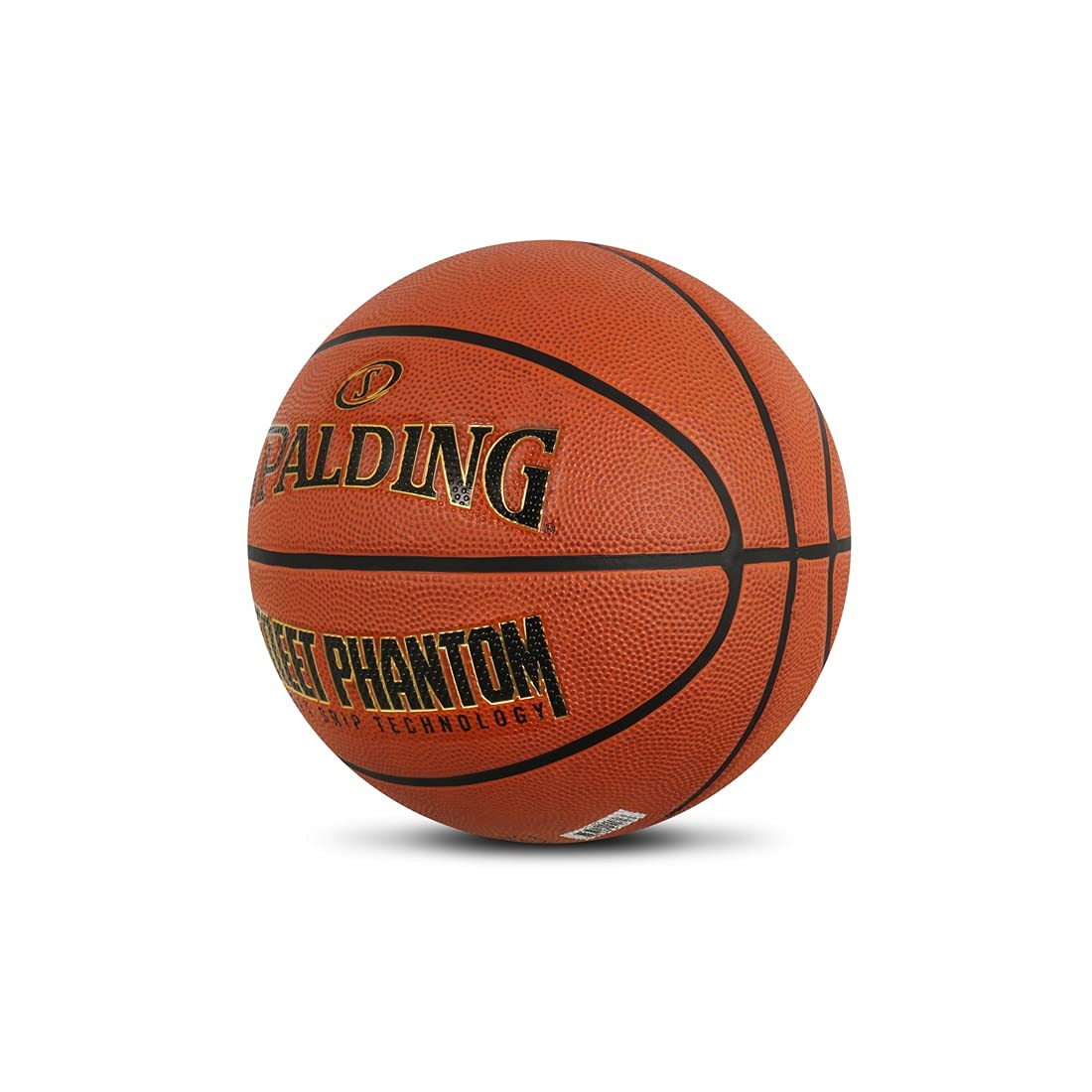 Spalding Street Phantom Rubber Basketball, Size 7 (Orange/Black) - Best Price online Prokicksports.com