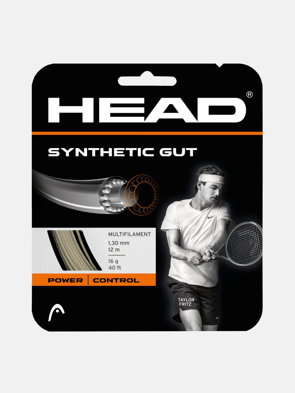 HEAD Synthetic Gut 16 Tennis String Gold - image 2