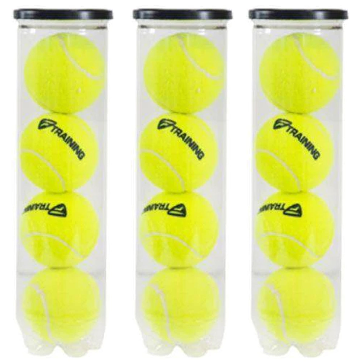 Tecnifibre Training New Tennis Balls Dozen, 3 Cans (4 Ball Per Can) - Best Price online Prokicksports.com
