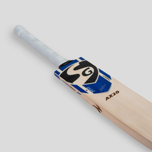 SG Axar Player English Willow Cricket Bat - SH | Grade 3 Willow, Extended Sweet Spot & Reinforced Toe