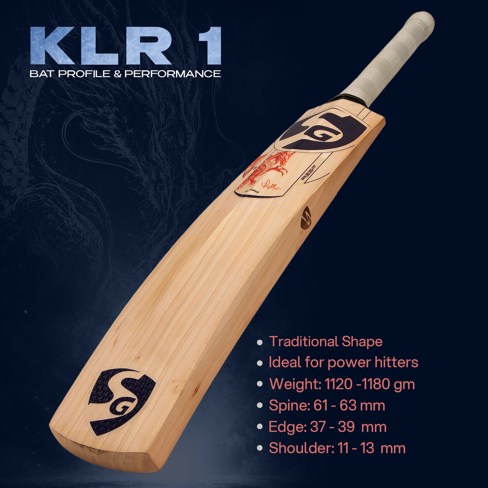 SG KLR 1 English Willow Cricket Bat - Harrow