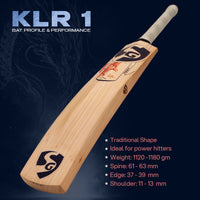 SG KLR 1 English Willow Cricket Bat - Harrow