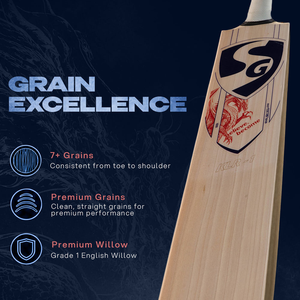 SG KLR 1 English Willow Cricket Bat - Harrow