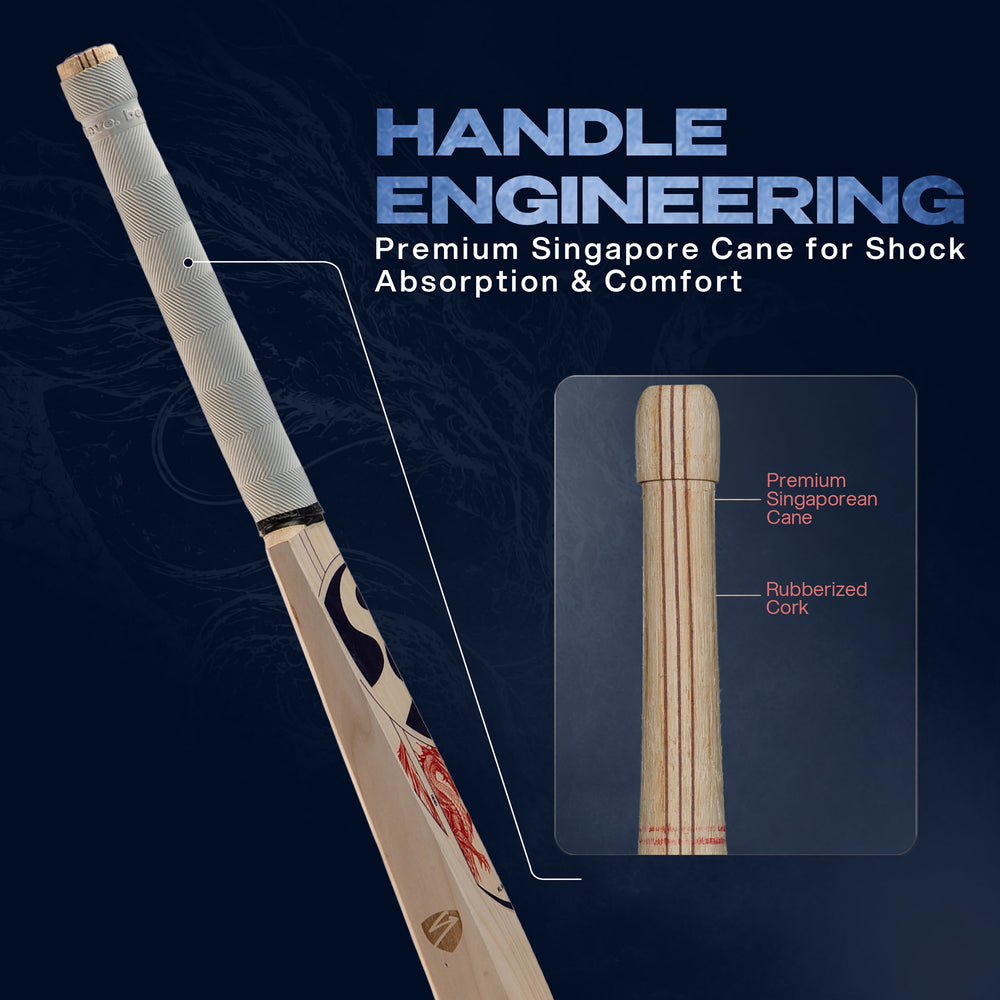 SG KLR 1 English Willow Cricket Bat - Harrow