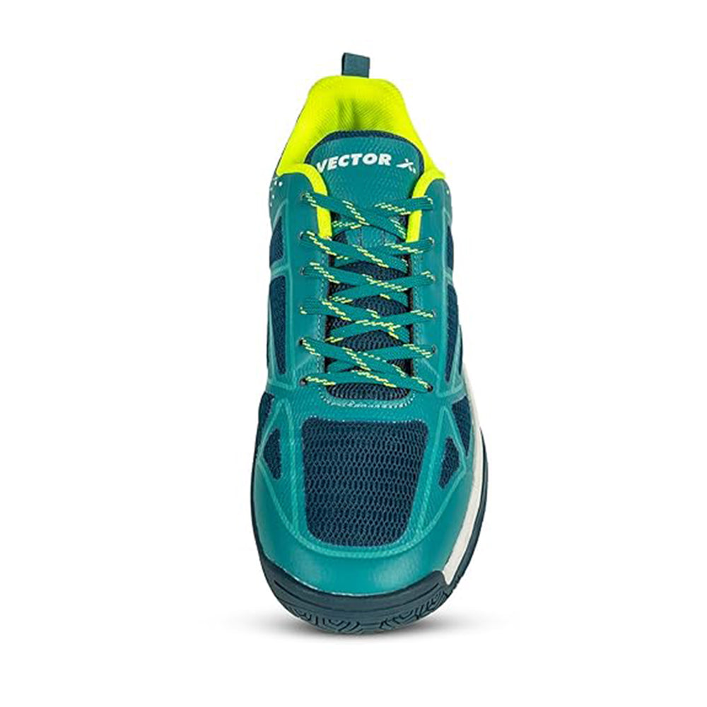 VECTOR X SUPERNOVA Badminton Shoes for Men – Lightweight Mesh, TPU Film, Teal Green – Non-Marking Sole for Indoor & Outdoor Play - Best Price online Prokicksports.com