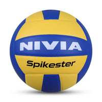 NIVIA Spikester (Encounter) 494 Polypropylene Volleyball (Size 4, Yellow/Blue)