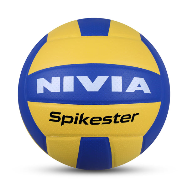 NIVIA Spikester (Encounter) 494 Polypropylene Volleyball (Size 4, Yellow/Blue)