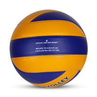 NIVIA Spotvolley Match Volleyball (Size 4, Yellow/Blue)