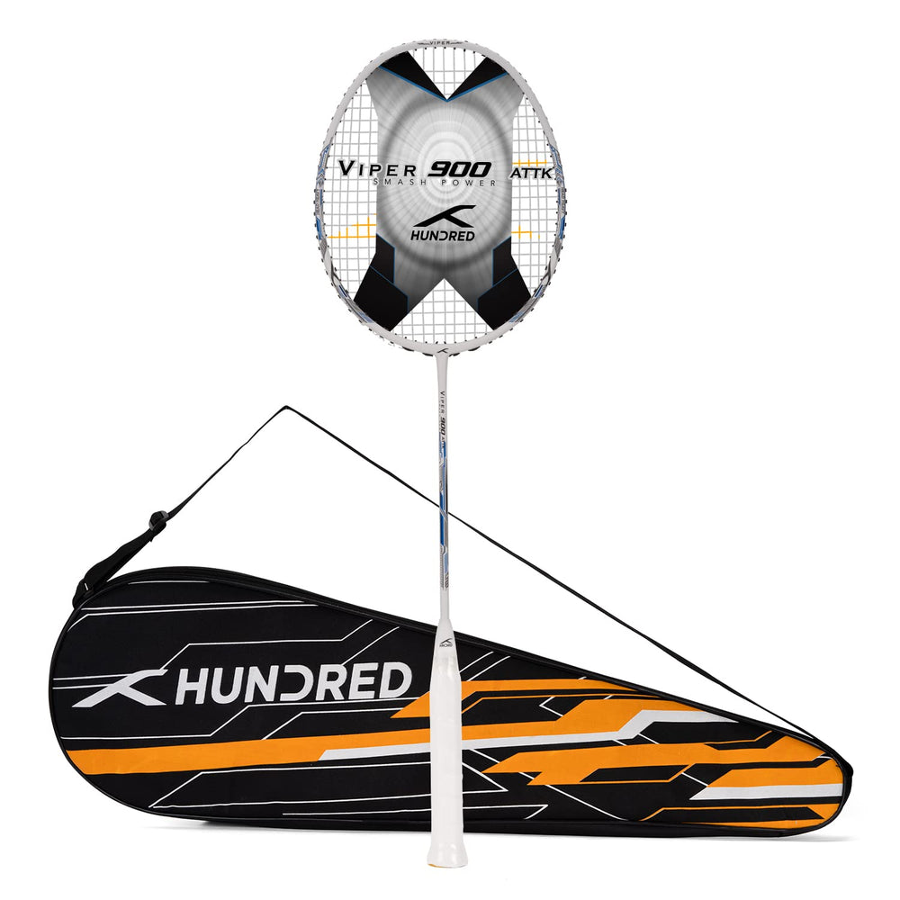 Hundred Viper 900 Carbon Fibre Strung Badminton Racquet - Best Price online Prokicksports.com